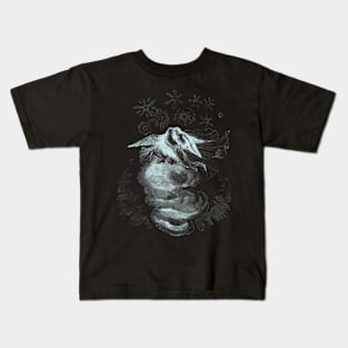 Bird Love in Sea Mist Kids T-Shirt